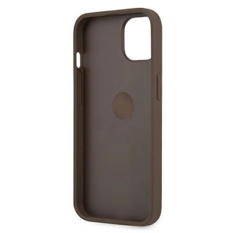 Guess GUHCP13S4GMRBR iPhone 13 mini 5,4" brązowy/brown hardcase 4G with ring stand