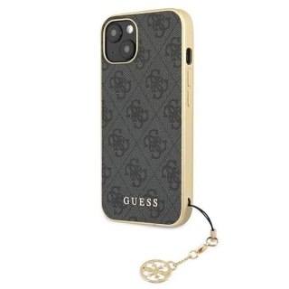 Guess GUHCP13SGF4GGR iPhone 13 mini 5,4" szary/grey hardcase 4G Charms Collection