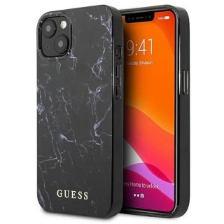 Guess GUHCP13SPCUMABK iPhone 13 mini 5,4" czarny/black hardcase Marble