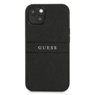 Guess GUHCP13SPSASBBK iPhone 13 mini 5,4" czarny/black Saffiano Strap