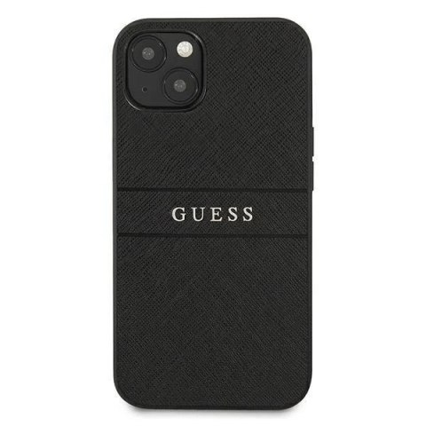 Guess GUHCP13SPSASBBK iPhone 13 mini 5,4" czarny/black Saffiano Strap