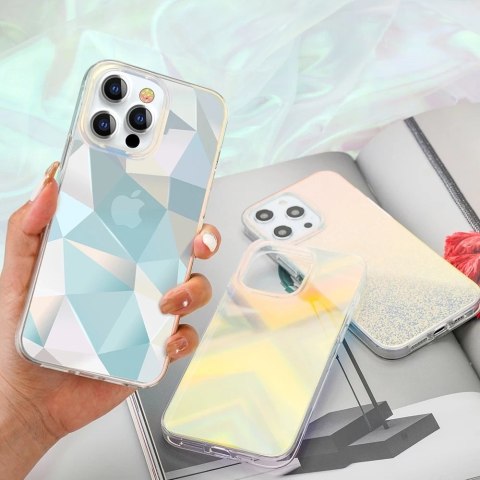 Kingxbar Streamer Series luksusowe eleganckie etui na iPhone 13 niebieski (Glitter)