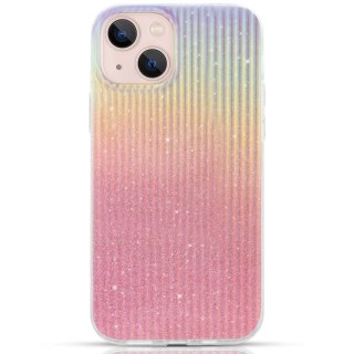 Kingxbar Travel Series luksusowe eleganckie etui na iPhone 13 pomarańczowy (Sunset)