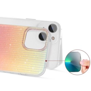 Kingxbar Travel Series luksusowe eleganckie etui na iPhone 13 pomarańczowy (Sunset)