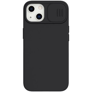 Nillkin CamShield Silky Silicone Case etui pokrowiec z osłoną na aparat do iPhone 13 czarny