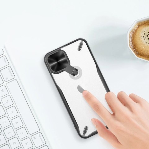 Nillkin Cyclops Case wytrzymałe etui z osłoną na aparat i składaną podstawką iPhone 13 czarny