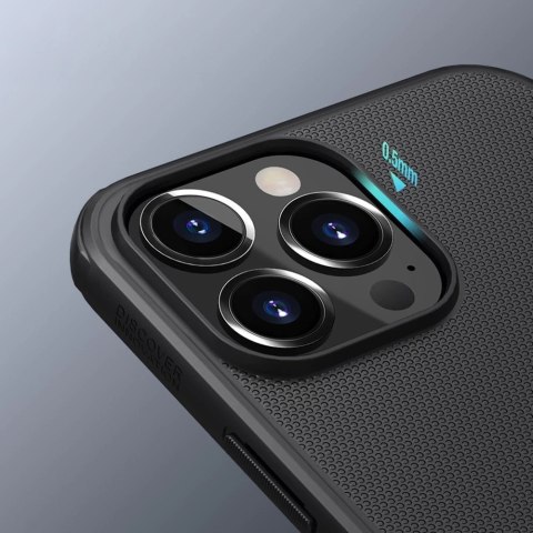 Nillkin Super Frosted Shield wzmocnione etui pokrowiec + podstawka iPhone 13 Pro Max czarny