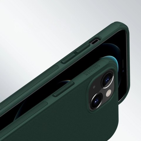 Nillkin Super Frosted Shield wzmocnione etui pokrowiec + podstawka iPhone 13 czarny