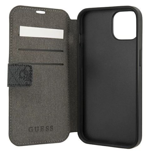 Guess GUBKP13M4GDGR iPhone 13 6,1" szary/grey book 4G Stripe