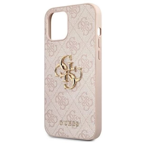 Guess GUHCP12L4GMGPI iPhone 12 Pro Max 6,7" różowy/pink hardcase 4G Big Metal Logo
