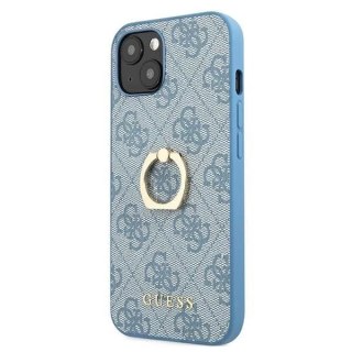 Guess GUHCP13M4GMRBL iPhone 13 6,1" niebieski/blue hardcase 4G with ring stand