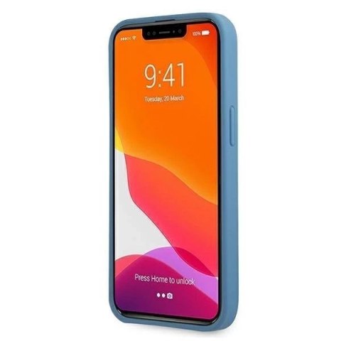 Guess GUHCP13M4GMRBL iPhone 13 6,1" niebieski/blue hardcase 4G with ring stand