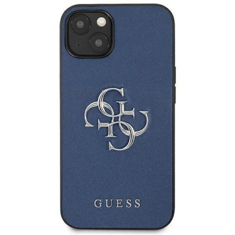 Guess GUHCP13MSA4GSBL iPhone 13 6,1" niebieski/blue hardcase Saffiano 4G Metal Logo