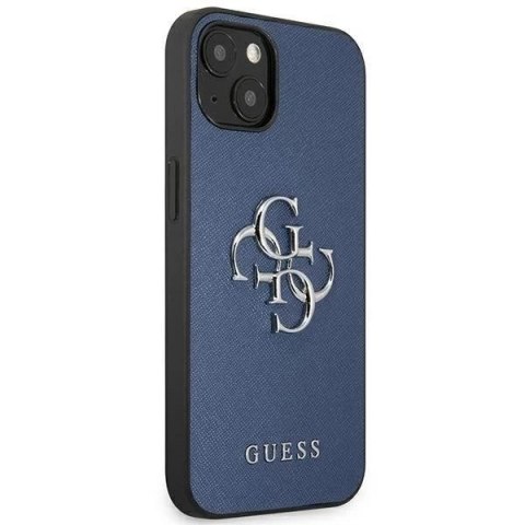 Guess GUHCP13MSA4GSBL iPhone 13 6,1" niebieski/blue hardcase Saffiano 4G Metal Logo