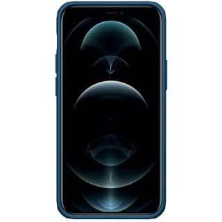 Nillkin Super Frosted Shield Pro wytrzymałe etui pokrowiec iPhone 13 mini niebieski