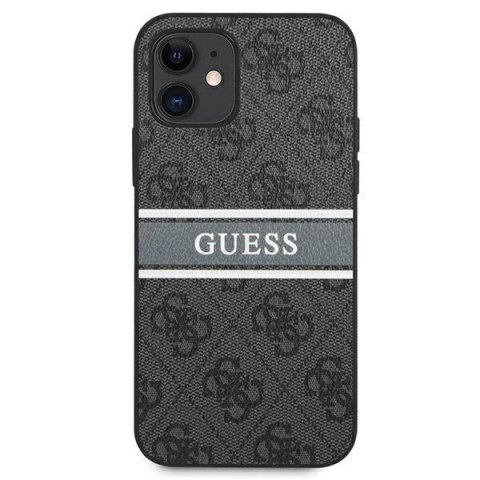 Guess GUHCP12S4GDGR iPhone 12 mini 5,4" szary/grey hardcase 4G Stripe
