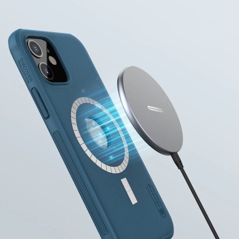 Nillkin Super Frosted Shield wzmocnione etui pokrowiec iPhone 12 mini czarny