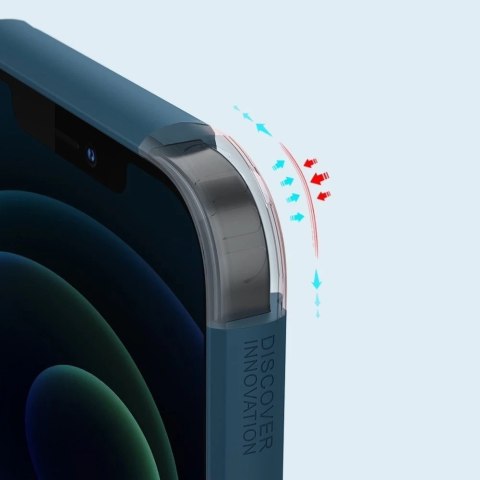 Nillkin Super Frosted Shield wzmocnione etui pokrowiec iPhone 12 mini czarny