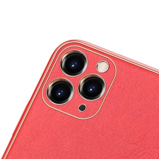 Dux Ducis Yolo eleganckie etui pokrowiec ze skóry ekologicznej iPhone 11 Pro czerwony