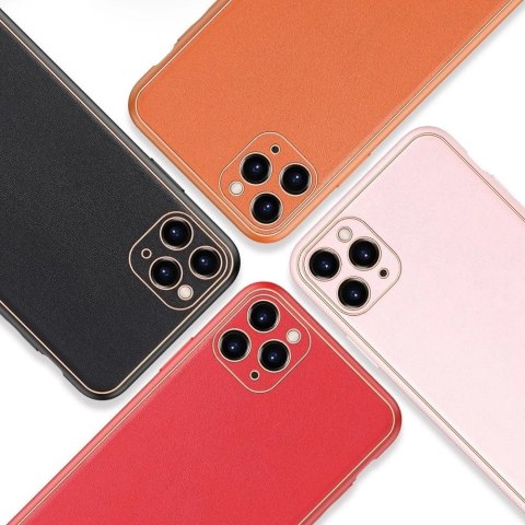 Dux Ducis Yolo eleganckie etui pokrowiec ze skóry ekologicznej iPhone 12 Pro czarny