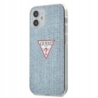 Guess GUHCP12SPCUJULLB iPhone 12 mini 5,4" niebieski/light blue hardcase Jeans Collection