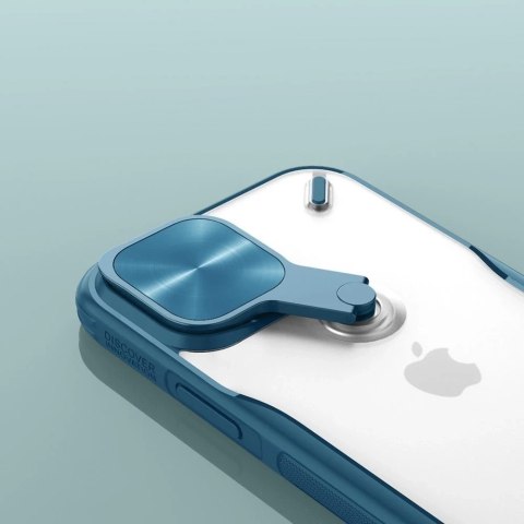 Nillkin Cyclops Case wytrzymałe etui z osłoną na aparat i składaną podstawką iPhone 12 Pro / iPhone 12 czerwony