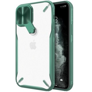 Nillkin Cyclops Case wytrzymałe etui z osłoną na aparat i składaną podstawką iPhone 12 Pro / iPhone 12 zielony