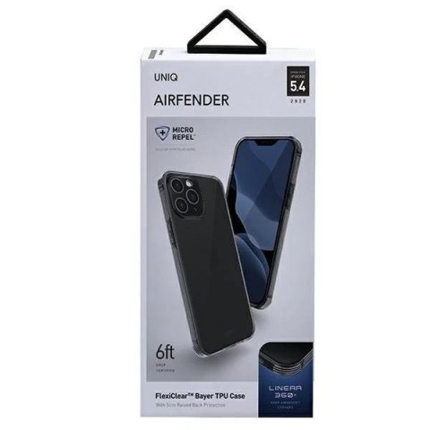 UNIQ etui Air Fender iPhone 12 mini 5,4" szary/smoked grey tinted