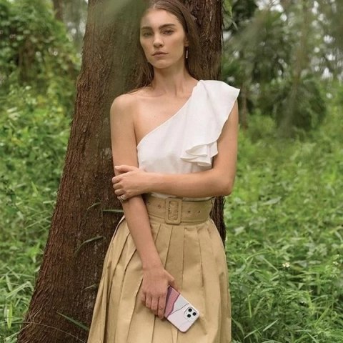 UNIQ etui Coehl Ciel iPhone 12/12 Pro 6,1" różowy/sunset pink