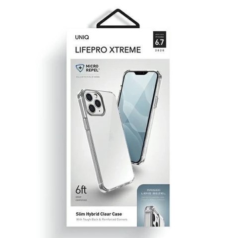 UNIQ etui LifePro Xtreme iPhone 12 Pro Max 6,7" przezroczysty/crystal clear