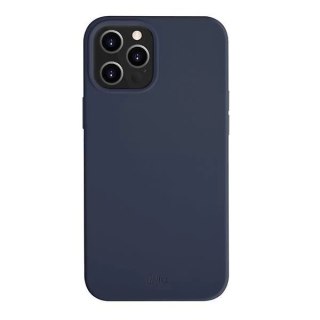 UNIQ etui Lino Hue iPhone 12 Pro Max 6,7" niebieski/marine blue Antimicrobial
