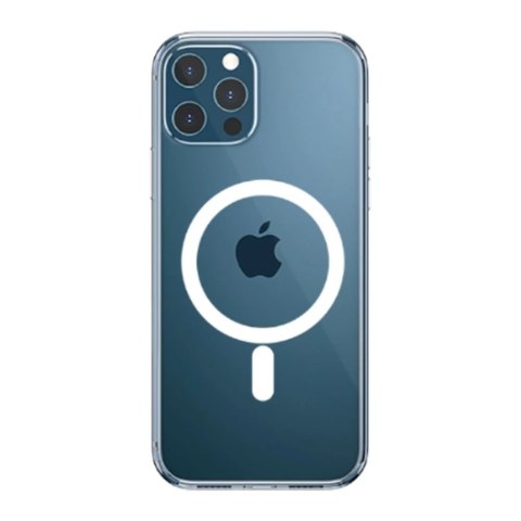 WK Design Anti-knock Magnet Case MagSafe żelowe elastyczne etui do iPhone 12 mini przezroczysty
