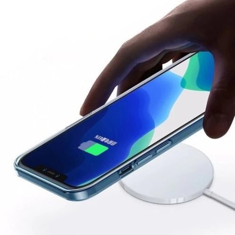 WK Design Anti-knock Magnet Case MagSafe żelowe elastyczne etui do iPhone 12 mini przezroczysty