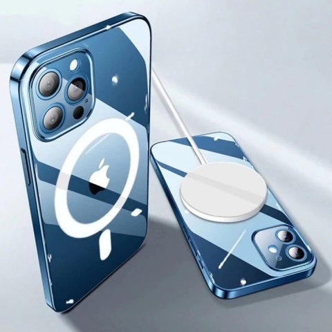 WK Design Anti-knock Magnet Case MagSafe żelowe elastyczne etui do iPhone 12 mini przezroczysty