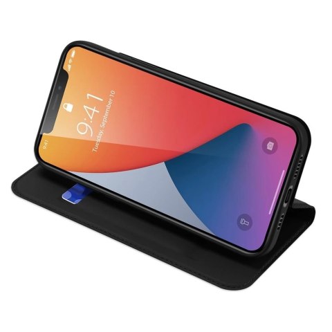 DUX DUCIS Skin Pro kabura etui pokrowiec z klapką iPhone 12 Pro Max czarny