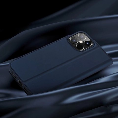 DUX DUCIS Skin Pro kabura etui pokrowiec z klapką iPhone 12 Pro Max czarny
