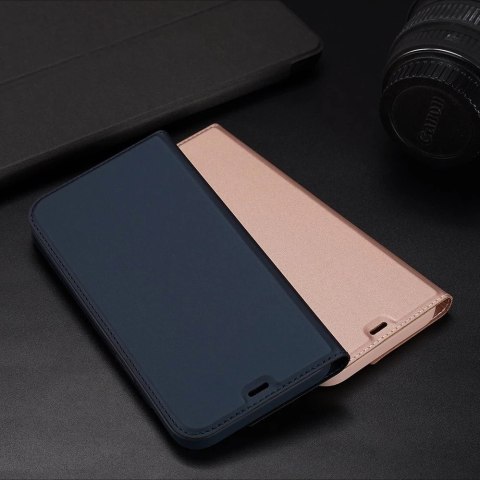 DUX DUCIS Skin Pro kabura etui pokrowiec z klapką iPhone 12 Pro Max czarny