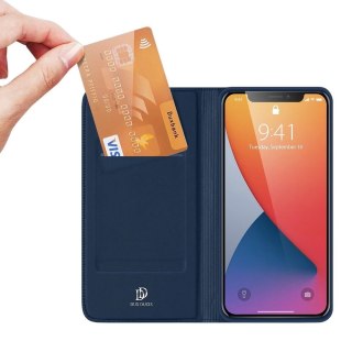 DUX DUCIS Skin Pro kabura etui pokrowiec z klapką iPhone 12 Pro Max niebieski