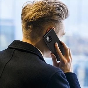 DUX DUCIS Wish skórzane etui pokrowiec ze skóry naturalnej iPhone 12 Pro Max czerwony