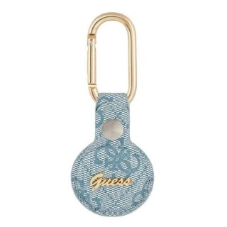 Guess GUATP4GMSRB AirTag case niebieski/blue 4G Vintage Script
