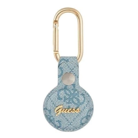 Guess GUATP4GMSRB AirTag case niebieski/blue 4G Vintage Script