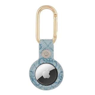 Guess GUATP4GMSRB AirTag case niebieski/blue 4G Vintage Script