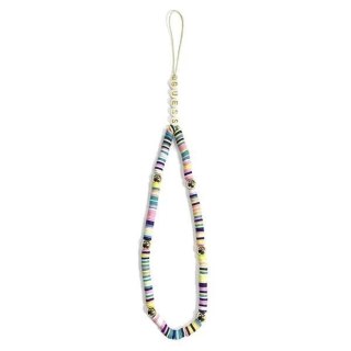 Guess zawieszka GUSTPEAM Phone Strap wielokolorowy Heishi Beads