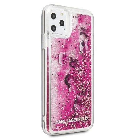 Karl Lagerfeld KLHCN65ROPI iPhone 11 Pro Max różowo-złoty/rosegold hard case Glitter