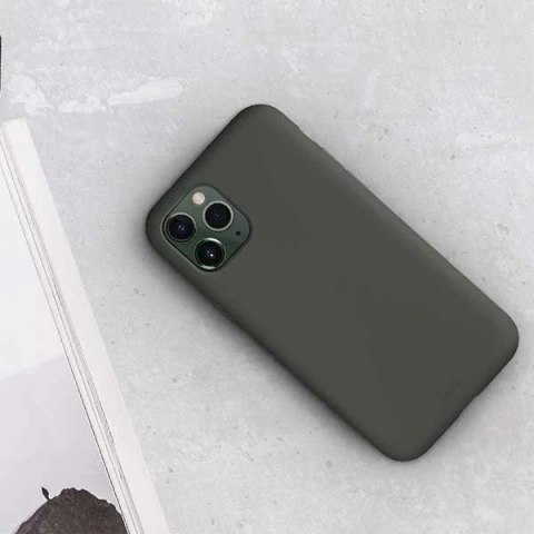 UNIQ etui Lino Hue iPhone 11 Pro szary/moss grey