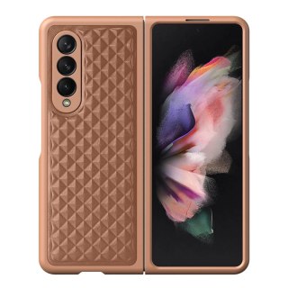 Dux Ducis Venice skórzane etui do Samsung Galaxy Z Fold 3 pokrowiec z naturalnej skóry brązowy