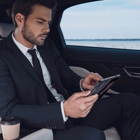 Dux Ducis Venice skórzane etui do Samsung Galaxy Z Fold 3 pokrowiec z naturalnej skóry czarny