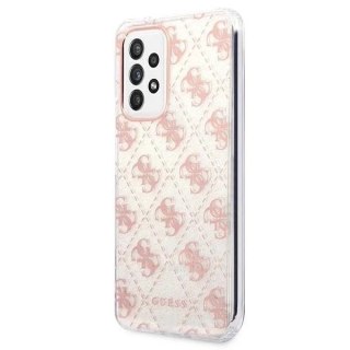 Guess GUHCA53PCU4GLPI A53 5G A536 różowy/pink hard case 4G Glitter