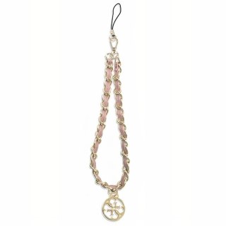 Guess zawieszka GUSTSAS4P Phone Strap różowy/pink Chain Metal 4G Charm