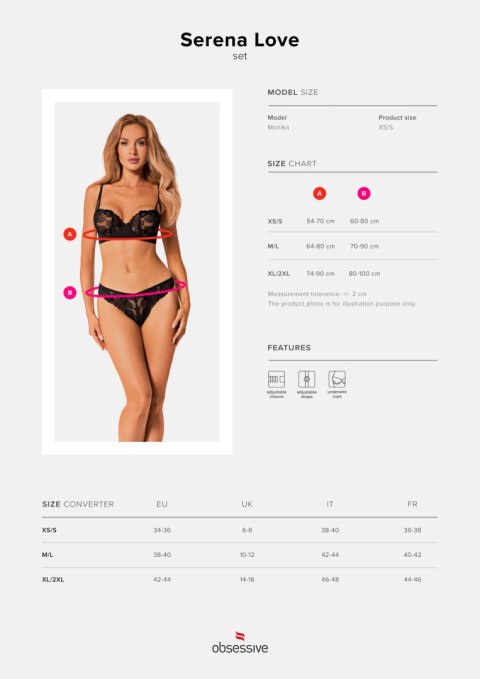 Komplet Serena Love 2-częściowy Komplet Serena Love 2-częściowy